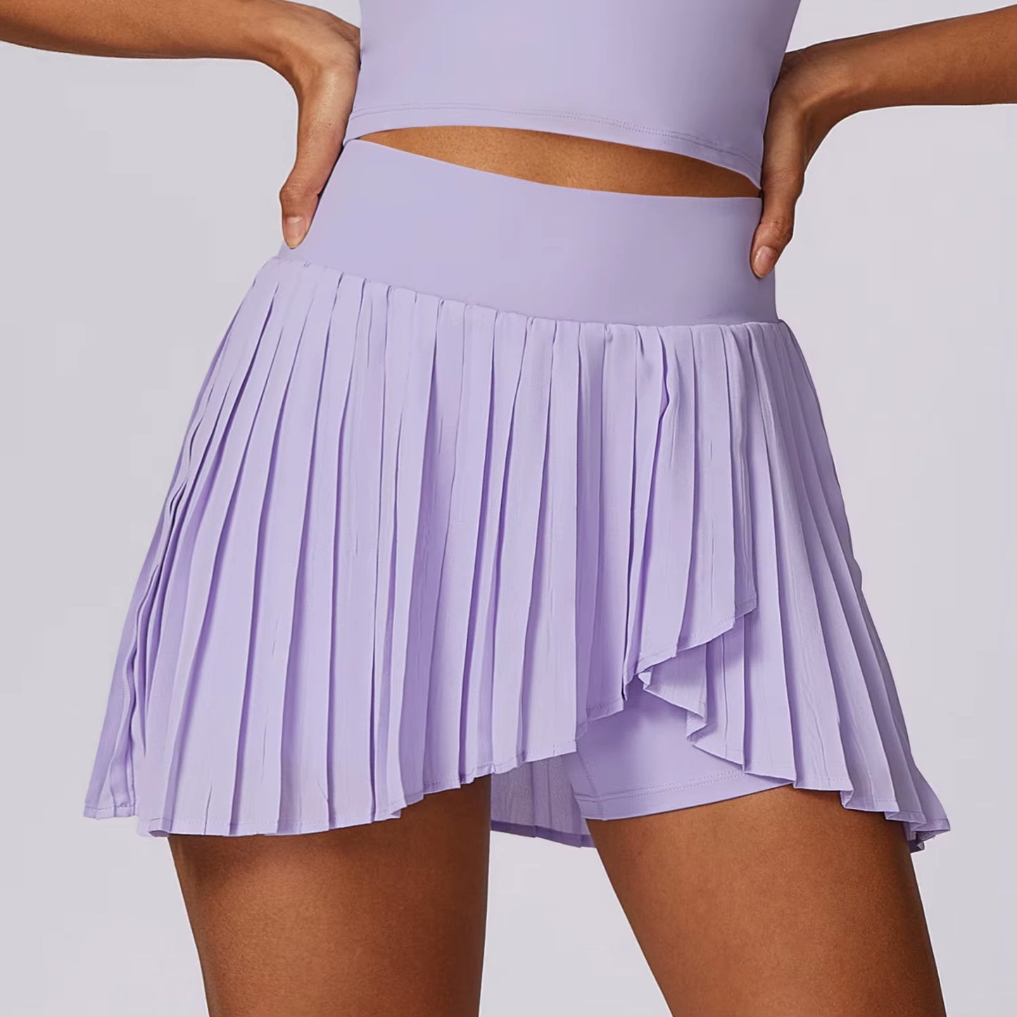 🎾 Jupe de Tennis Plissée avec Short Intégré – Élégance & Performance