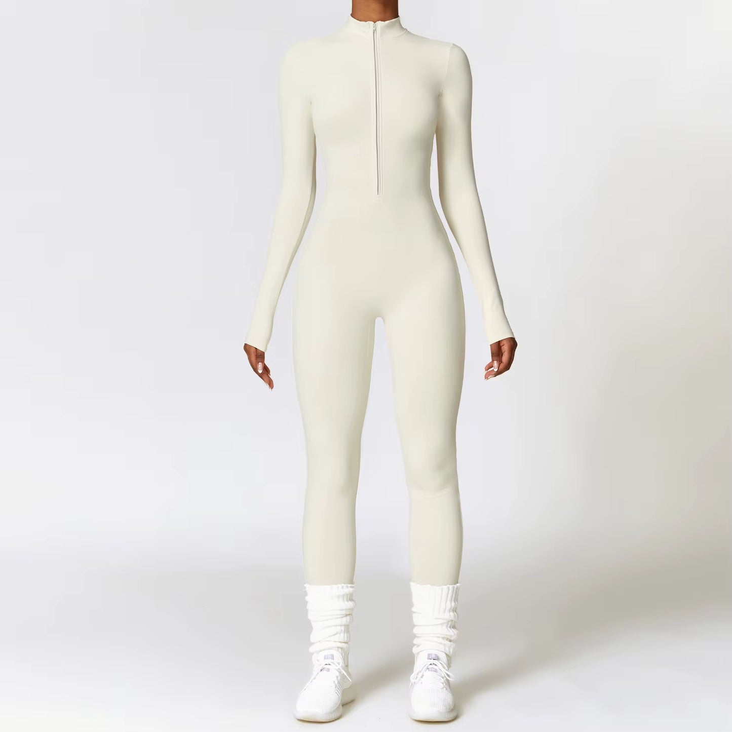 🔥 Barboteuse de Yoga Zippée – Style, Confort et Performance en Une Pièce