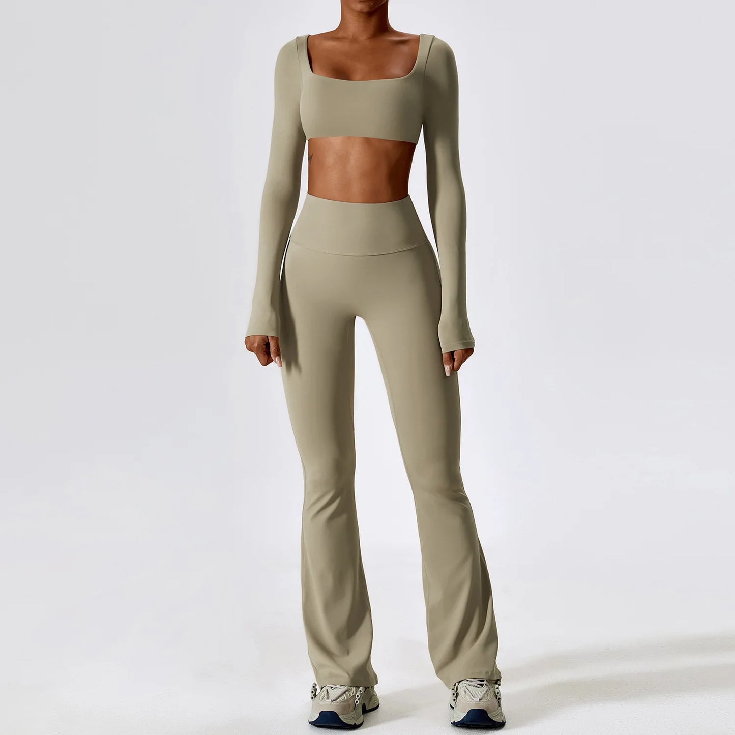  Ensemble de Yoga 2 Pièces Sans Couture – Confort & Style au Quotidien