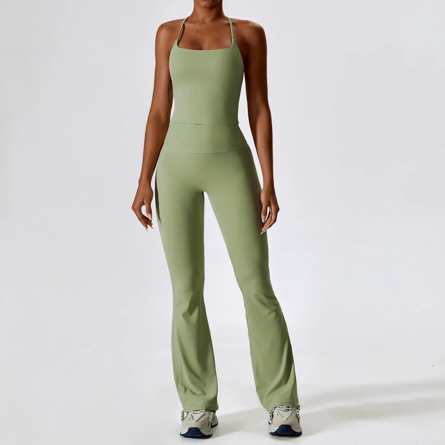  Ensemble de Yoga 2 Pièces Sans Couture – Confort & Style au Quotidien