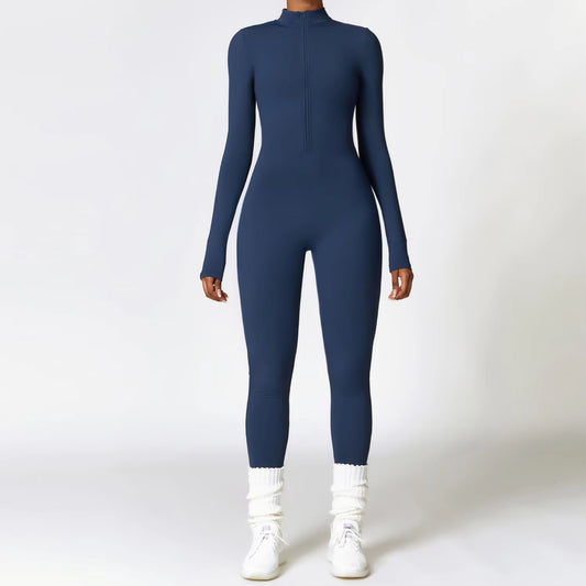 🔥 Barboteuse de Yoga Zippée – Style, Confort et Performance en Une Pièce