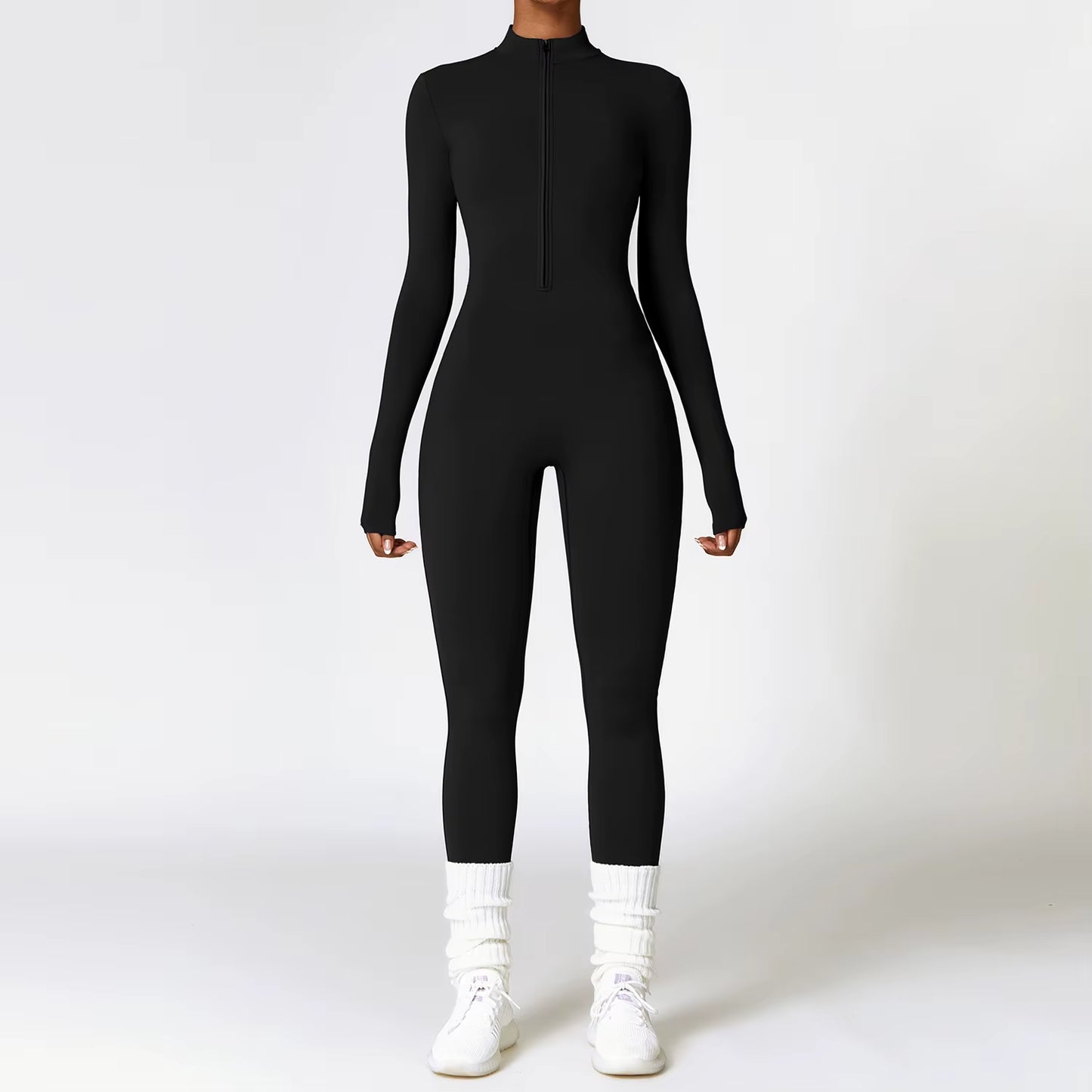 🔥 Barboteuse de Yoga Zippée – Style, Confort et Performance en Une Pièce
