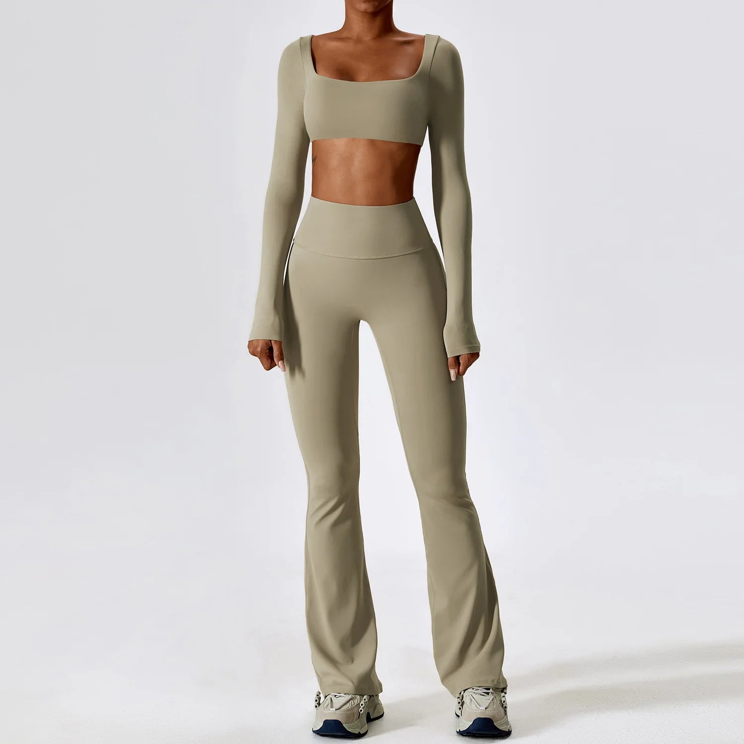  Ensemble de Yoga 2 Pièces Sans Couture – Confort & Style au Quotidien